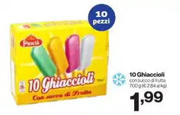 In'S Mercato 10 Ghiaccioli con succo di frutta offerta