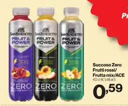 In'S Mercato Succoso Zero Frutti rossi/ Frutta mix/ACE offerta