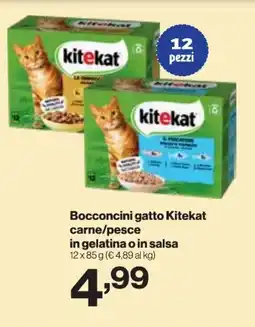 In'S Mercato Bocconcini gatto Kitekat carne/pesce in gelatina o in salsa offerta