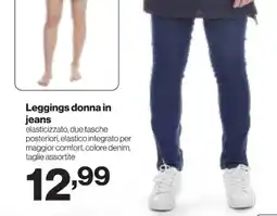 In'S Mercato Leggings donna in jeans offerta