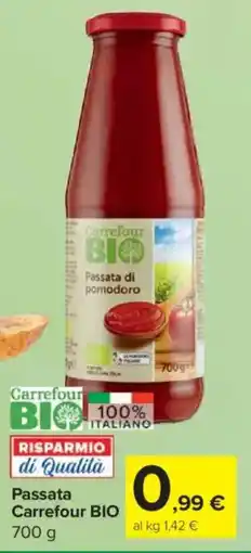 Carrefour Express Passata Carrefour BIO offerta