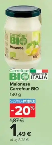 Carrefour Express Maionese Carrefour BIO offerta