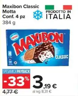 Carrefour Express Maxibon Classic Motta offerta
