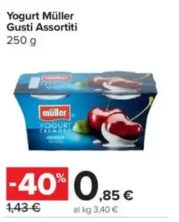 Carrefour Express Yogurt Müller Gusti Assortiti offerta