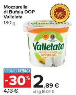 Carrefour Express Mozzarella di Bufala DOP Vallelata offerta