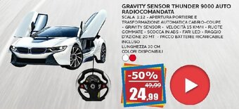 Happy Casa Gravity Sensor Thunder 9000 Auto Radiocomandata offerta