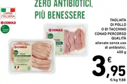 Spazio Conad Tagliata di pollo o di tacchino conad percorso qualità offerta