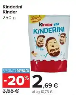 Carrefour Express Kinderini Kinder offerta
