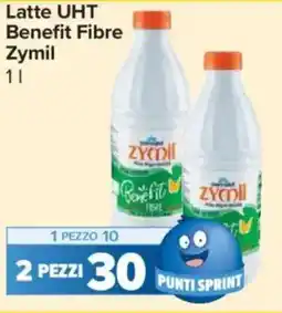 Carrefour Express Latte UHT Benefit Fibre Zymil offerta