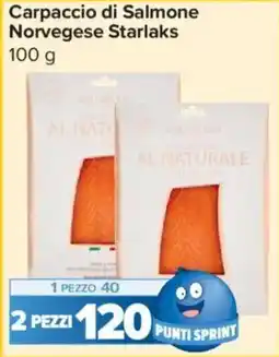 Carrefour Express Carpaccio di Salmone Norvegese Starlaks offerta