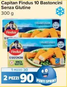 Carrefour Express Capitan Findus 10 Bastoncini Senza Glutine offerta