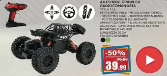 Auto Ride Crawler Radiocomandata