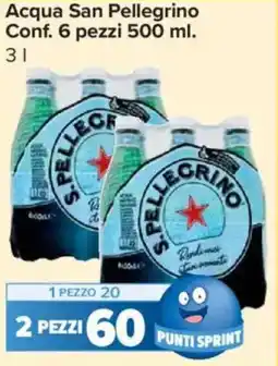Carrefour Express Acqua San Pellegrino offerta