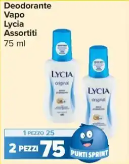 Carrefour Express Deodorante Vapo Lycia Assortiti offerta