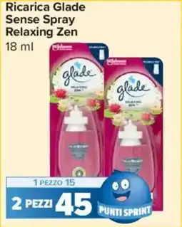 Carrefour Express Ricarica Glade Sense Spray Relaxing Zen offerta