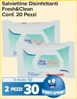 Carrefour Express Salviettine Disinfettanti Fresh&Clean offerta