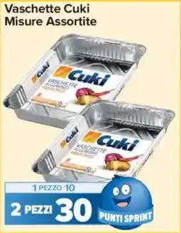 Carrefour Express Vaschette Cuki Misure Assortite offerta
