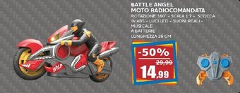 Happy Casa Battle Angel Moto Radiocomandata offerta