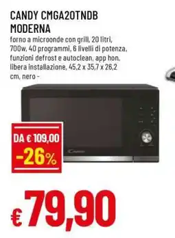 Famila CANDY CMGA20TNDB MODERNA offerta