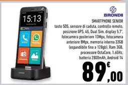 Conad Superstore BRONDI SMARTPHONE SENIOR offerta