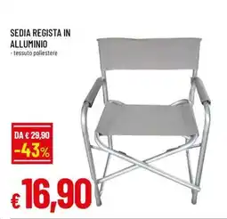 Famila Sedia regista in alluminio offerta