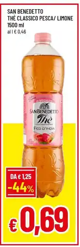 Famila SAN BENEDETTO THÈ CLASSICO PESCA/ LIMONE offerta