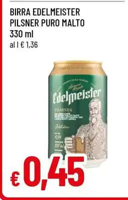 Famila Birra Edelmeister Pilsner Puro Malto offerta