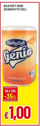Famila BULKYSOFT GENIO ASCIUGATUTTO 3VELI offerta