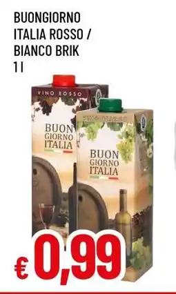 Famila BUONGIORNO ITALIA ROSSO / BIANCO BRIK offerta