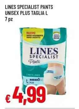 Famila LINES SPECIALIST PANTS UNISEX PLUS TAGLIA L offerta