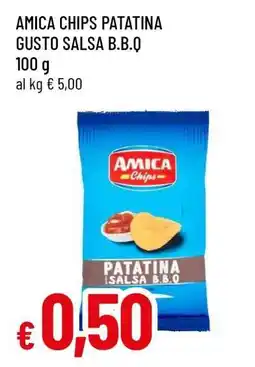 Famila AMICA CHIPS PATATINA GUSTO SALSA B.B.Q offerta