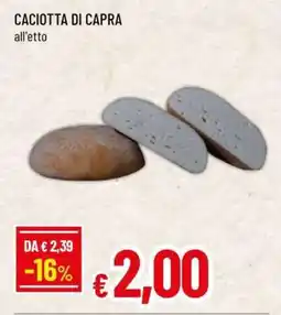 Famila CACIOTTA DI CAPRA offerta