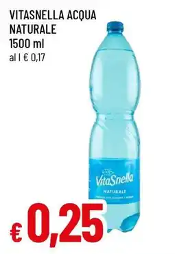 Famila Vitasnella Acqua naturale offerta