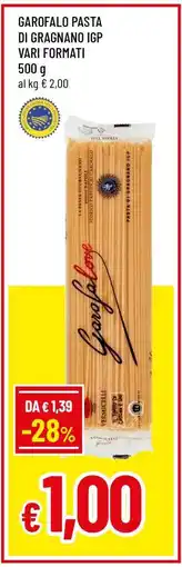 Famila Garofalo Pasta di Gragnano IGP Vari Formati offerta