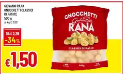 Famila GIOVANNI RANA GNOCCHETTI CLASSICI DI PATATE offerta