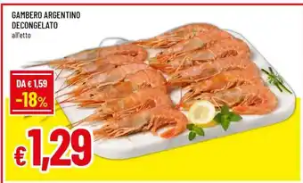 Famila GAMBERO ARGENTINO DECONGELATO offerta