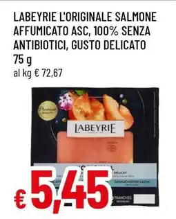Famila LABEYRIE L'ORIGINALE SALMONE AFFUMICATO ASC offerta