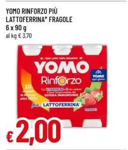 Famila YOMO RINFORZO PIÙ LATTOFERRINA* FRAGOLE offerta