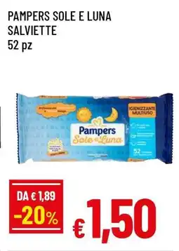 Famila PAMPERS SOLE E LUNA SALVIETTE offerta