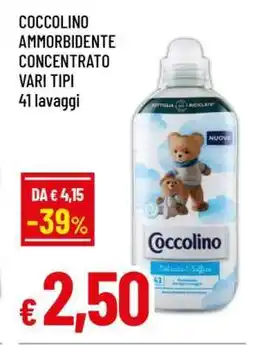 Famila COCCOLINO AMMORBIDENTE CONCENTRATO VARI TIPI 41 lavaggi offerta