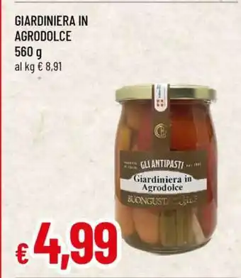Famila GIARDINIERA IN AGRODOLCE offerta