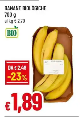 Famila BANANE BIOLOGICHE offerta