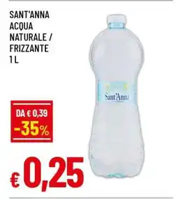 Famila SANT'ANNA ACQUA NATURALE / FRIZZANTE 1 L offerta