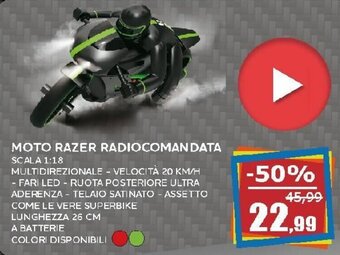 Moto Razer Radiocomandata