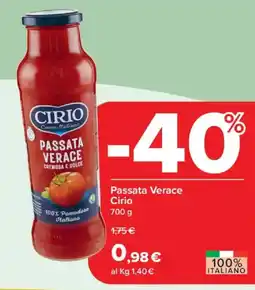 Carrefour Express Passata Verace Cirio offerta