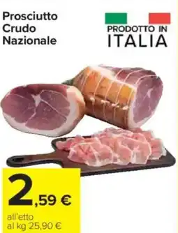 Carrefour Express Prosciutto Crudo Nazionale offerta