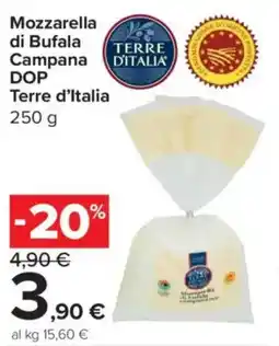 Carrefour Express Mozzarella di Bufala Campana DOP Terre d'Italia offerta