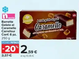 Carrefour Express Barrette Gelato al Caramello Carrefour offerta