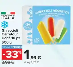 Carrefour Express Ghiaccioli Carrefour offerta