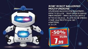 Happy Casa Roby Robot Ballerino Multifunzione offerta
